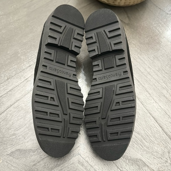 Franco Sarto Carolynn Tassel Loafer Black Suede - Picture 3 of 9